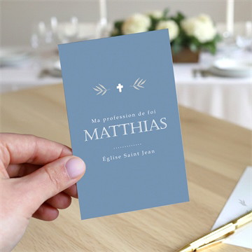 Carte recto-verso - portrait