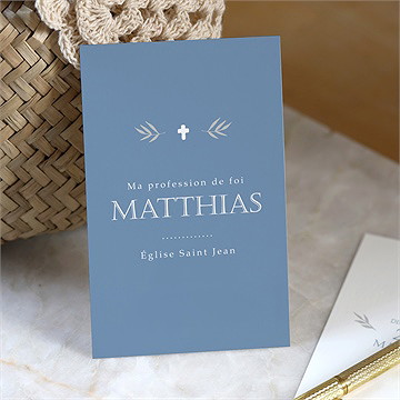 Signet profession de foi fondamental portrait - Mise en situation