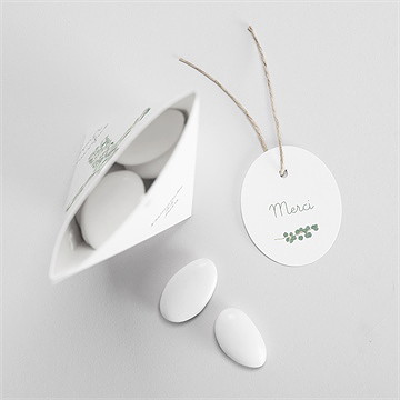 Boîte de dragées confirmation croix liberty étui - Intérieur de la boîte