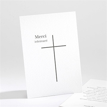 Remerciement décès en paix