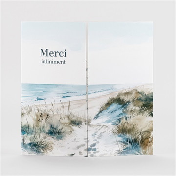 Carte 2 volets - carré