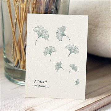 Remerciement décès ginkgo