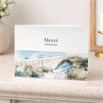 Carte pliée - paysage