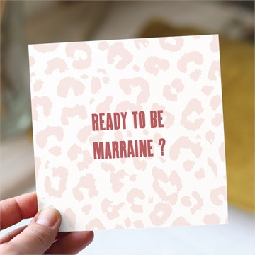 Carte demande parrain marraine ready to be marraine ?