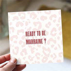 Carte demande parrain marraine ready to be marraine ?