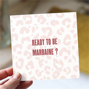 Carte demande parrain marraine ready to be marraine ?