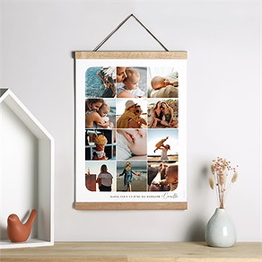Affiche demande parrain marraine 10 commandements marraine