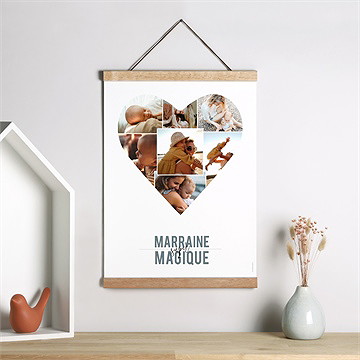 Affiche demande parrain marraine ready to be marraine ? - Mise en situation