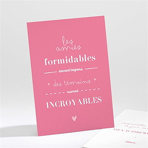 Carte demande témoin témoins incroyables
