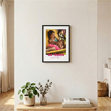 Affiche témoin meilleure amie - Mise en situation