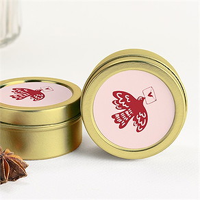 Bougie demande témoin vintage romantique