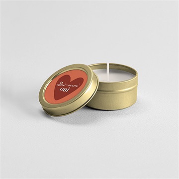 Bougie demande témoin touche d'humour - Mise en situation