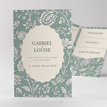 Faire-part mariage style provençal