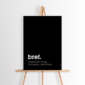 Panneau bienvenue anniversaire bref