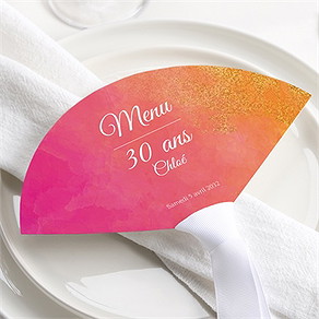 Menu anniversaire en l'honneur de mes 30 ans