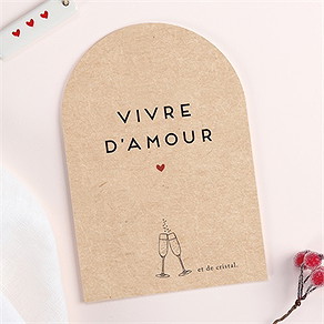 Faire-part mariage noces de cristal