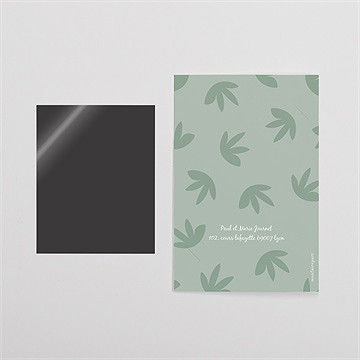 Faire-part naissance roi de la jungle - Dos du faire-part
