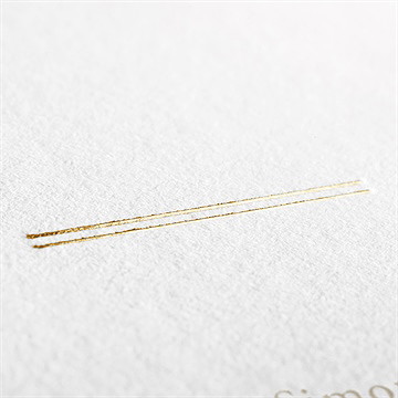 Invitation anniversaire de mariage dorure bohème - Détail de l'invitation