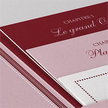Faire-part mariage roman d’amour - Détail du faire-part