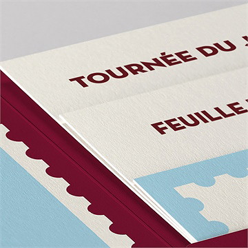 Faire-part mariage courrier d'amour - Détail du faire-part