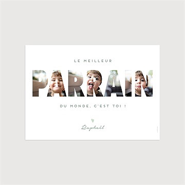 Affiche demande parrain marraine parrain - Mise en situation