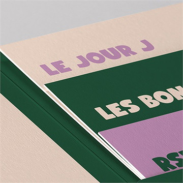 Faire-part mariage bonheur à deux - Détail du faire-part