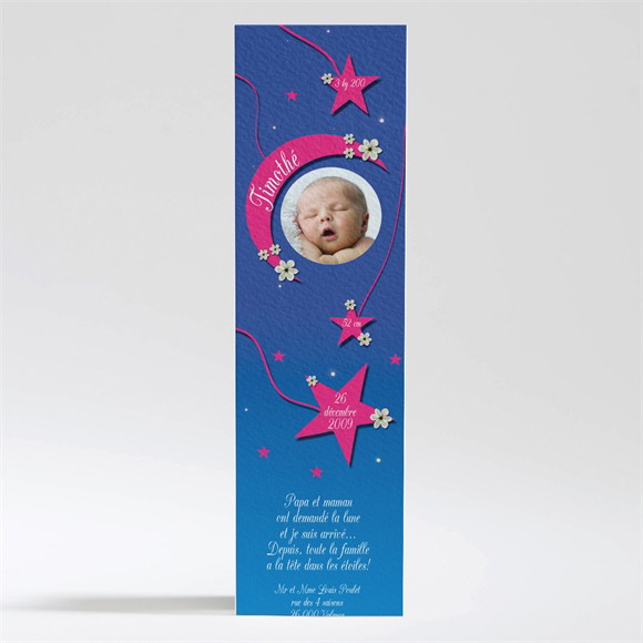 Faire-part naissance Dans les étoiles réf.N20016