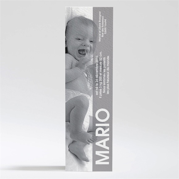 Faire-part naissance Au top réf.N20018