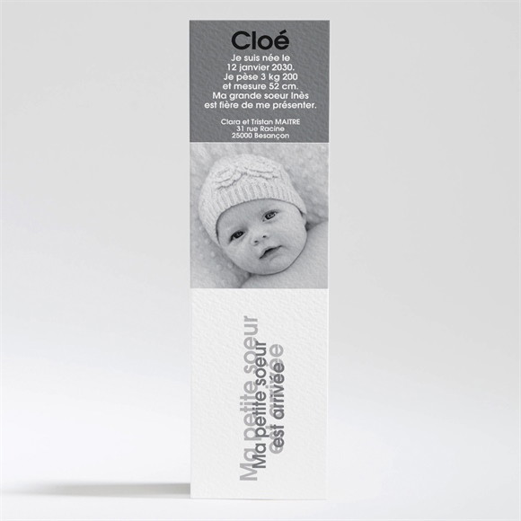 Faire-part naissance réf. N20015 réf.N20015