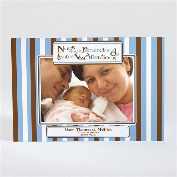 Remerciement naissance réf. N11004 réf.N11004