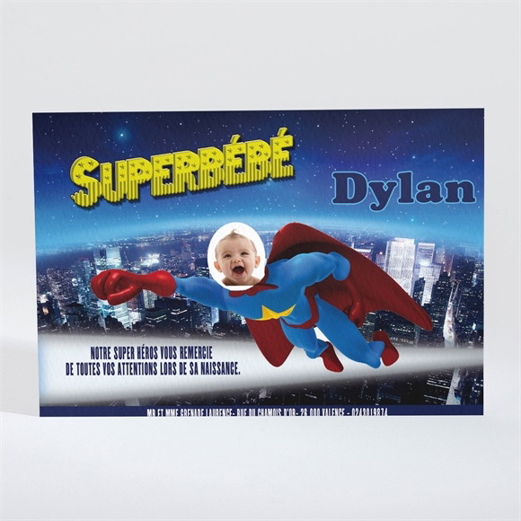 Remerciement naissance réf. N11006 réf.N11006