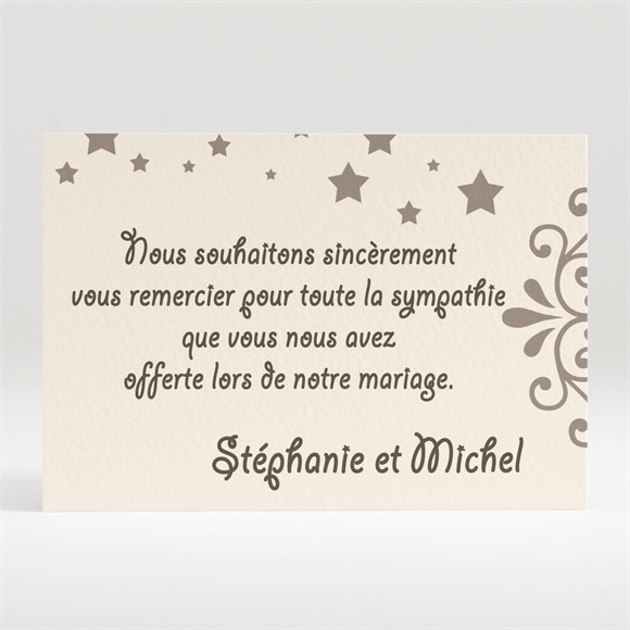 Remerciement mariage Montage photo humouristique réf.N12063