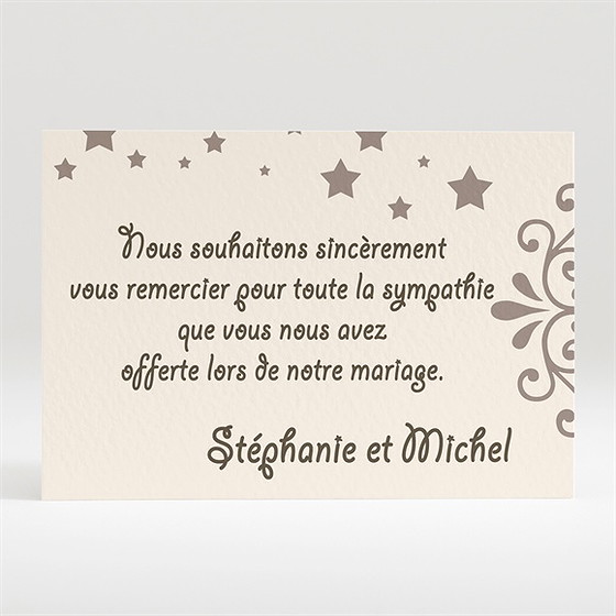 Remerciement mariage montage photo humouristique