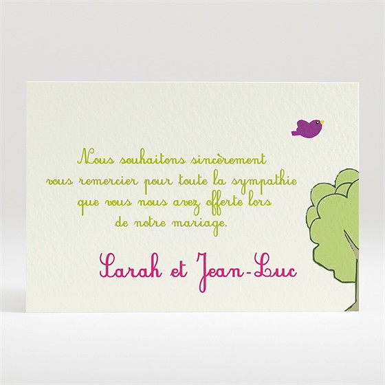 Remerciement mariage j'annonce leur mariage