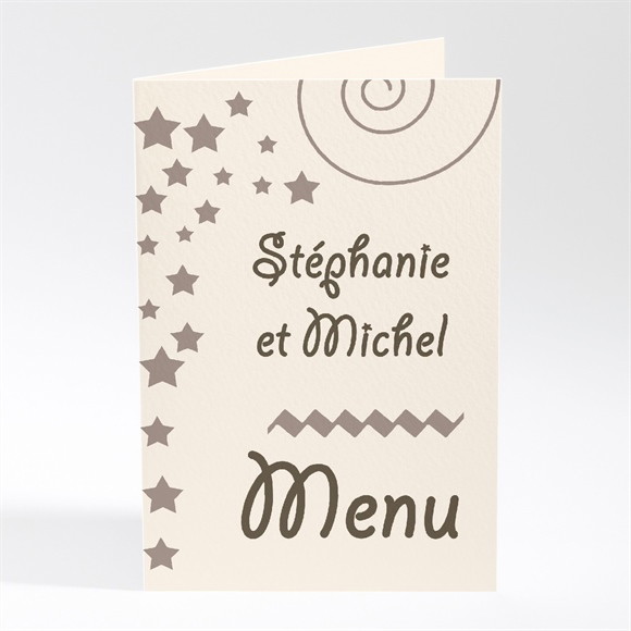 Menu mariage Montage photo humouristique réf.N40114