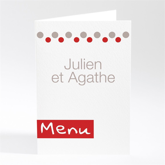 Menu mariage Humour original réf.N40125