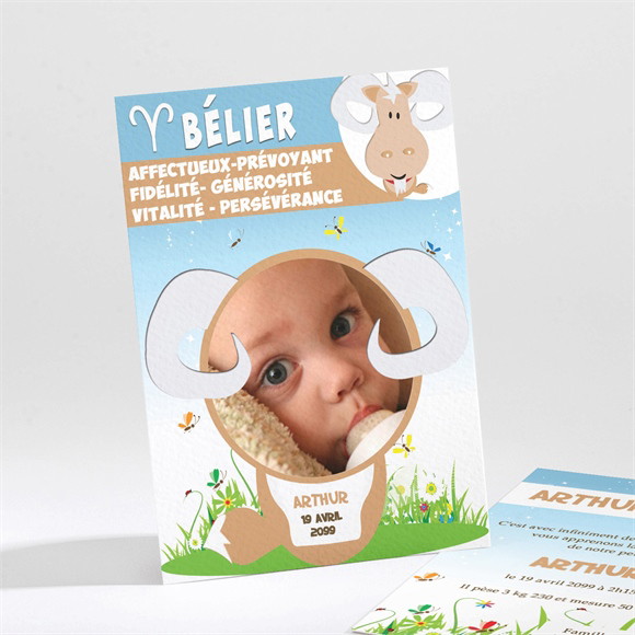 Faire-part naissance réf. N21128 réf.N21128
