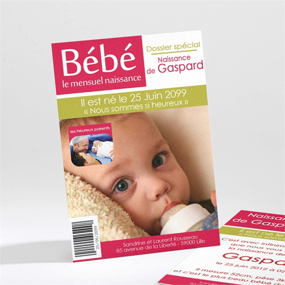 Faire-part naissance réf. N21160 réf.N21160