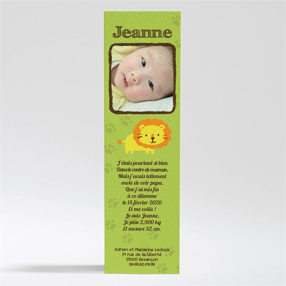Faire-part naissance réf. N20002 réf.N20002