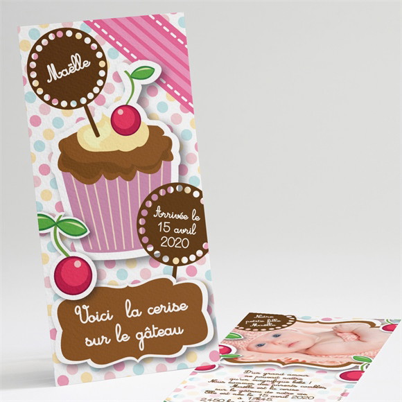 Faire-part naissance Ma jolie sucrerie réf.N22101