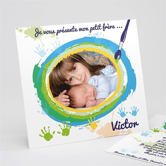 Faire-part naissance carte naissance photo souvenir