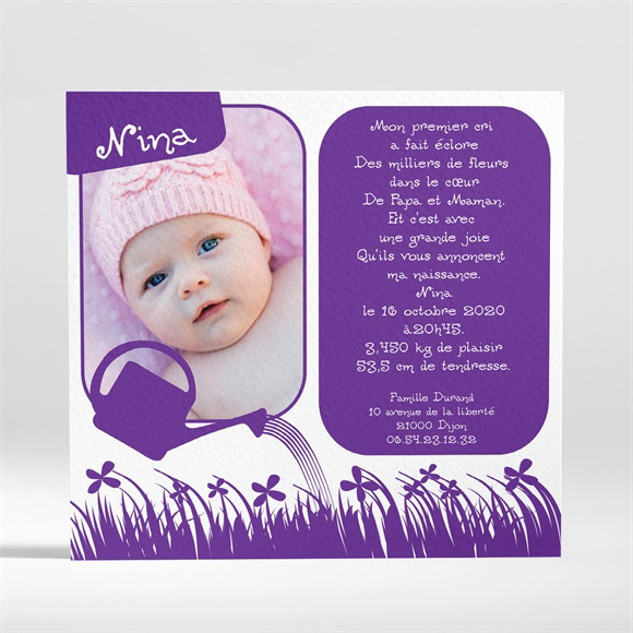 Faire-part naissance réf. N31006 réf.N31006