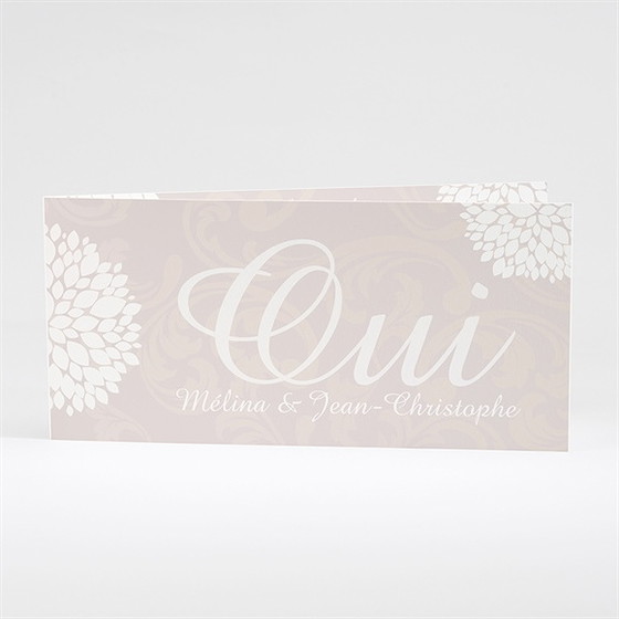 Faire-part mariage oui avec prénoms mariés