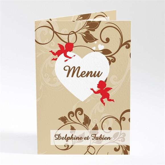 Menu mariage Nos anges réf.N40137