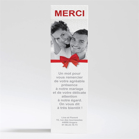 Remerciement mariage Love actually réf.N20035