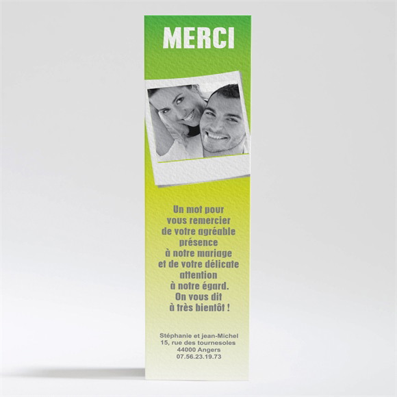 Remerciement mariage Scènes de mariage originales réf.N20038