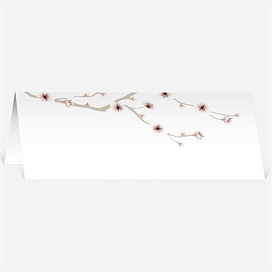 Marque-place mariage jolie carte invitation mariage