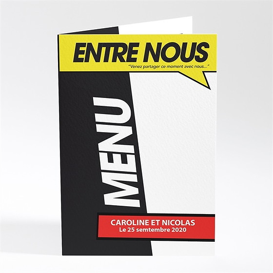 Menu mariage entre nous