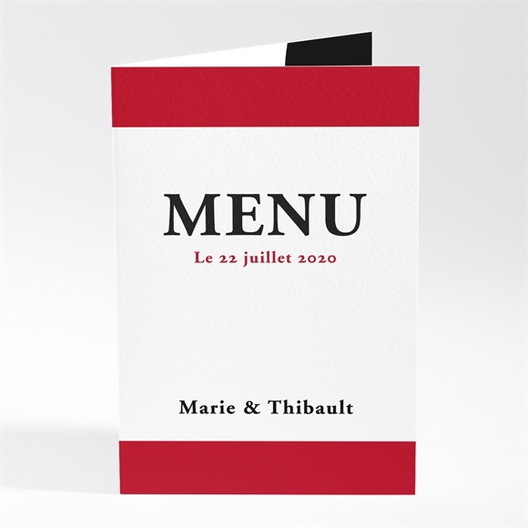 Menu mariage Mr & Mrs réf.N40157