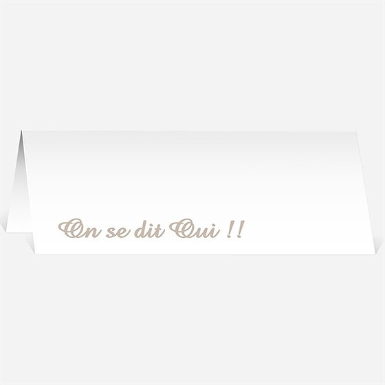Marque-place mariage le médaillon des amoureux